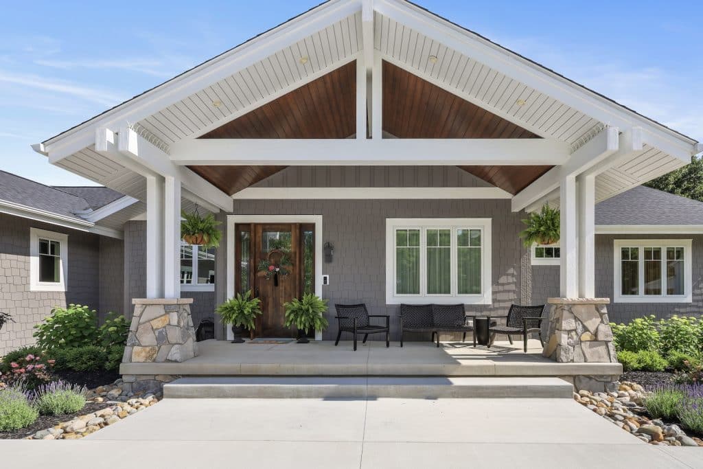 Modern home entry